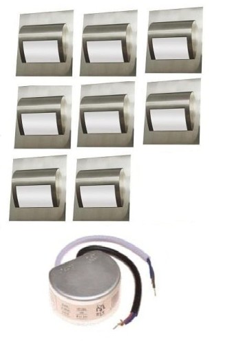 zestaw oświetlenia schodów 8 opraw zasilacz led-sklep24.pl.jpg