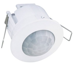 Czujnik ruchu i zmierzchu sufitowy do wbudowania 230V 1200W
