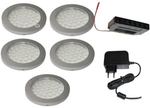 Oświetlenie pod szafkowe z wyłącznikiem dotykowym 5 opraw led