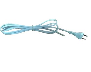 Przewód zasilający 2m z wtyczką 230V biały