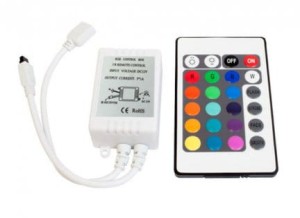 Sterownik led RGB pilot ir  12V DC 72W 24 przyciski