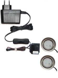 Oświetlenie mebli 2 x oprawa LED Hera  12V DC  