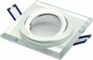 Oprawka sufitowa szklana kwadratowa regulowana 