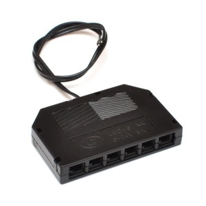 Rozdzielacz DC  12-24V  6xgniazdo mini amp JSTM    