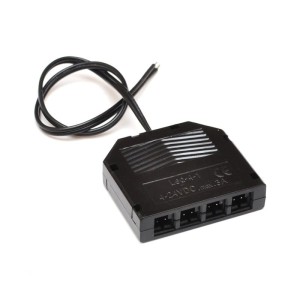 Rozdzielacz DC  12-24V  4xgniazdo mini amp JSTM   