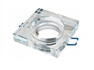 Oprawka sufitowa szklana kwadratowa regulowana  