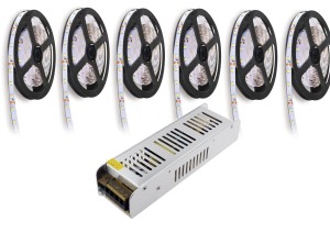 Taśma LED   60/m SMD 3528  30m +zasilacz 12V DC 150W -  zestaw  