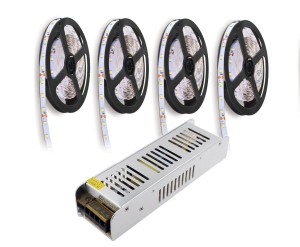 Taśma LED   60/m SMD 3528  20m +zasilacz 12V DC  -  zestaw    