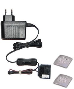 Zestaw oświetlenia mebli  2 x oprawa LED  Jowisz 2  12V DC