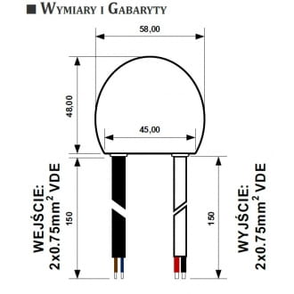 Zasilacz LED 10W IP65 puszkowy