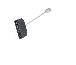 Rozdzielacz  RGB 4 x  do klipsów,opraw,taśma RGB  12-24V DC