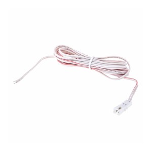 Przewód 2 m z gniazdem  mini amp jstm biały