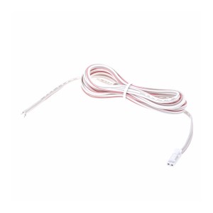 Przewód 2 m z  wtyczką  mini amp jstm biały 