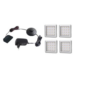 Oświetlenie mebli 4 x oprawa led Zeus 12V DC  