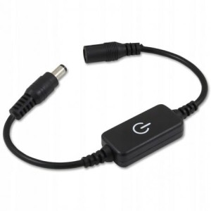 Ściemniacz dotykowy do taśm LED 12-24V 4A czarny