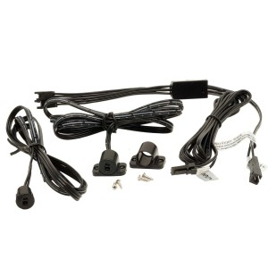 Włącznik bezdotykowy drzwiowy z dwoma sensorami czarny 60/100W 