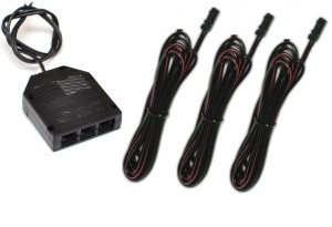 Zestaw do podłączenia LED 3 PKT-1M-CZ 12-24 V DC czarny 