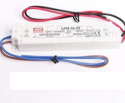 Zasilacz MeanWell LPH wodoodporny 12V 18W