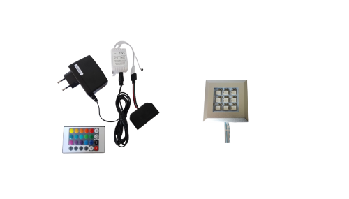 Oświetlenie pod szafkowe 1 x oprawa Squere RGB ZESTAW.png