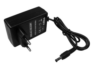 Zasilacz impulsowy wtyczkowy 24W 12V DC 2A  2,1/5,5 czarny 