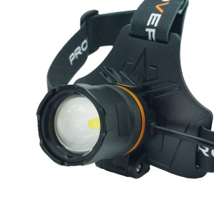 Latarka czołowa 10W biała zimna 