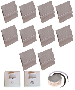 Zestaw oświetlenia schodów z czujnikami ruchu 10 opraw Unico