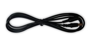 Kabel przedłużacz DC  100 cm wtyk -gniazdo DC 2,1/5,5 czarny 