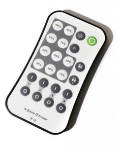 Pilot ściemniacza radiowego 4-strefowy 2,4GHz