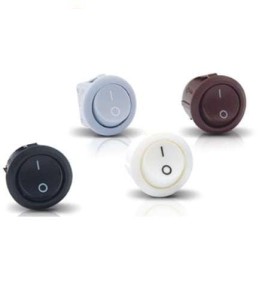 Wyłącznik meblowy kołyskowy do LED cztery kolory