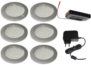 Oświetlenie pod szafkowe z wyłącznikiem dotykowym 6 opraw led