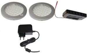 Oświetlenie pod szafkowe z wyłącznikiem dotykowym 2 oprawy  led