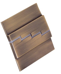 Oprawa schodowa Secreto 12V DC 1,2W mosiądz