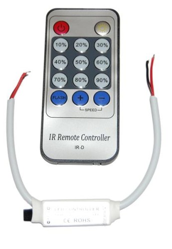 Ściemniacz LED MINI IR 12V 72W PILOT- DO TAŚM LED