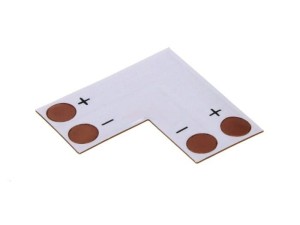 Złaczka kątowa "L" do taśm LED 8mm