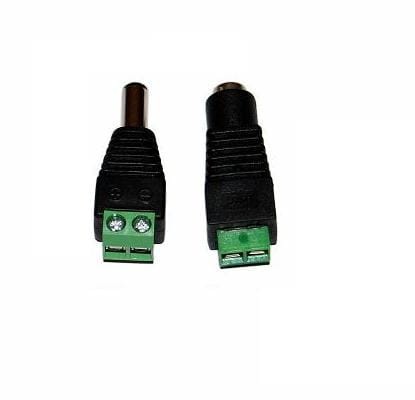 Gniazdo DC + Wtyk DC 2,1x5,5 mm Komplet